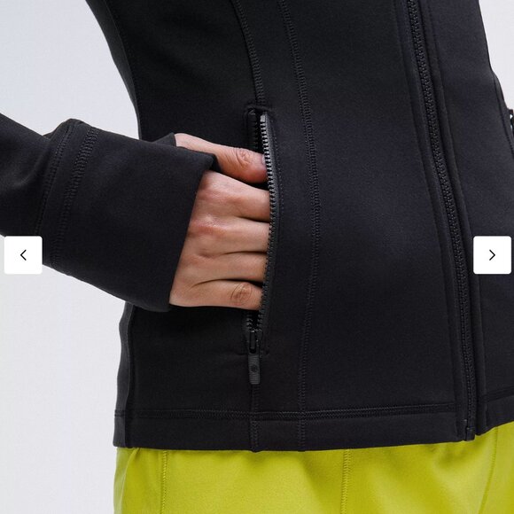 Lululemon Define Black Zip Up Jacket - Sz 12 - Picture 2 of 10